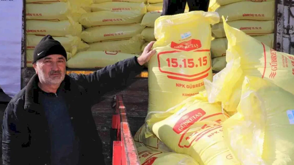 Kocaeli'den üreticiye yüzde 50 hibeli gübre