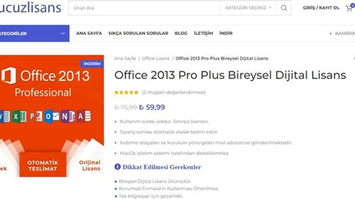 Office Standart 2013 Key