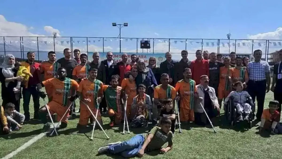 Malatya'da Ampute Futbol Takımı, Süper Lig’e yükseldi!