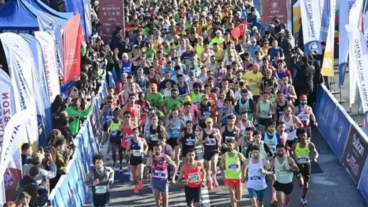 Trabzon'da coşkulu maraton
