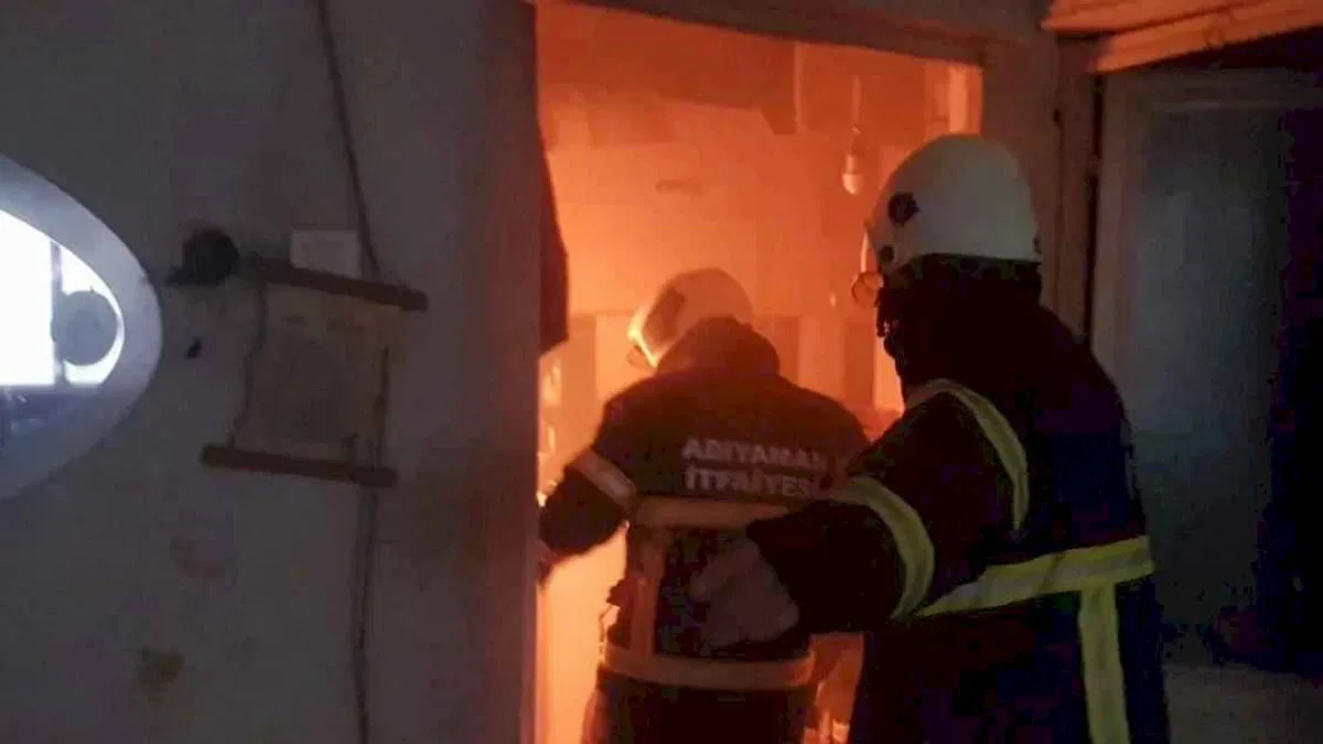 Adıyaman'da evde tüp patladı! 1 yaralı