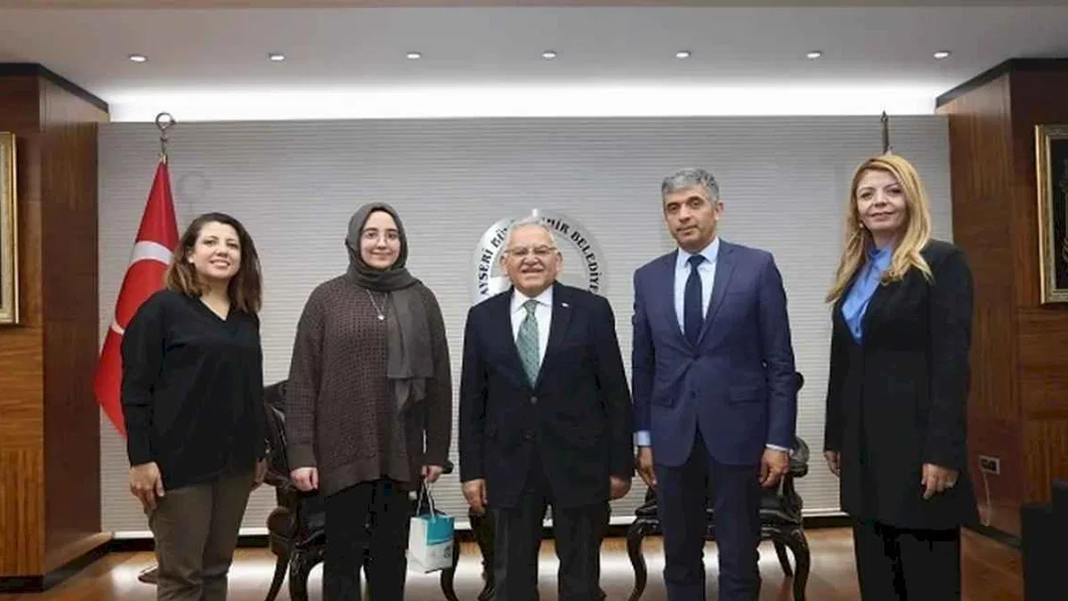 Kayseri Büyükşehir 'Altın Öğrenci'yi ağırladı