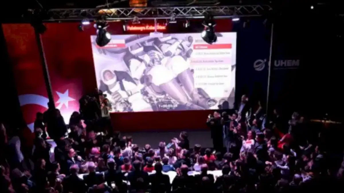 Türkiye’nin ilk insanlı uzay yolculuğu GUHEM’de takip edildi