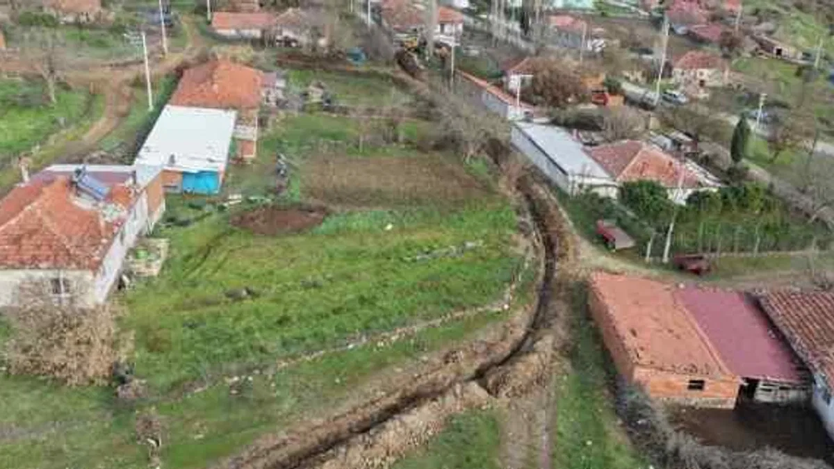 Manisa Kırkağaç'ta 85 yıllık altyapı çilesi sona eriyor