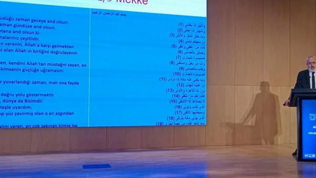 Konya Okulu'nda ilim konuşuldu