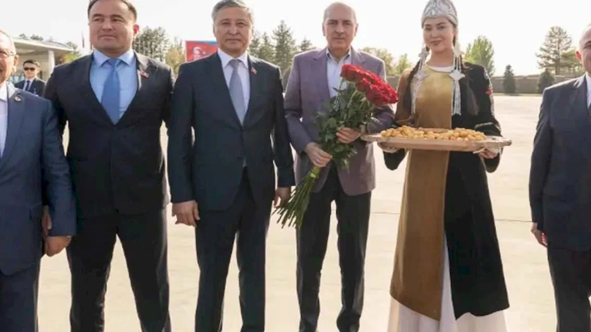 TBMM Başkanı Kurtulmuş Kırgızistan'da