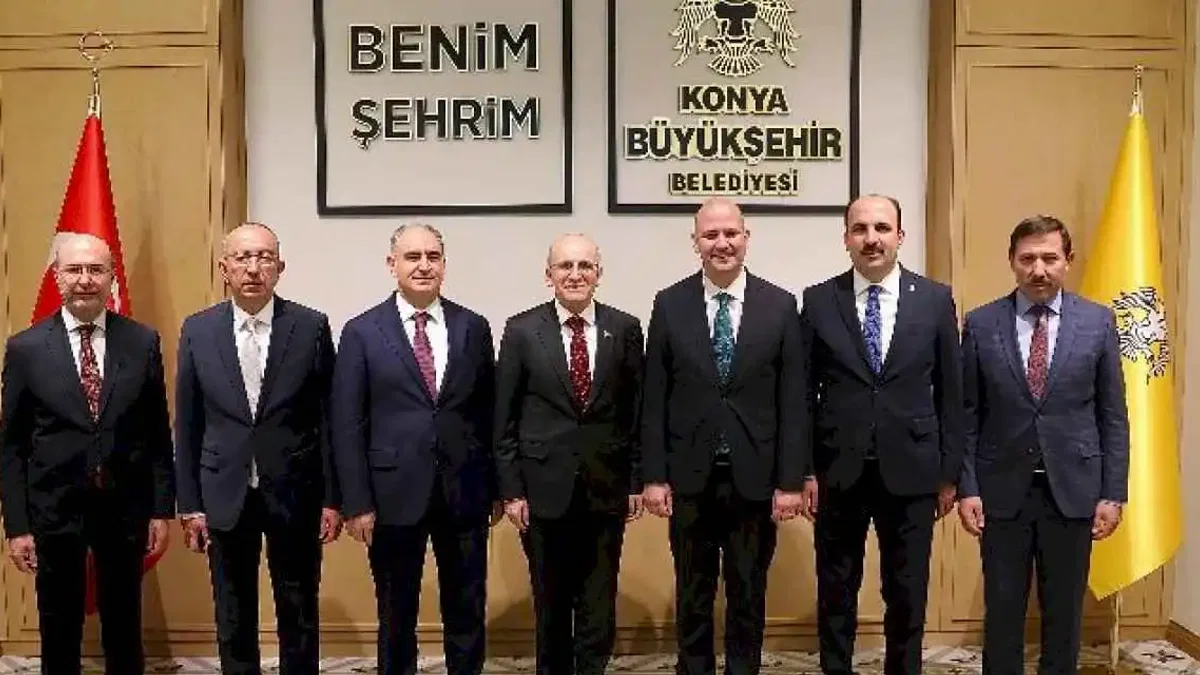 Hazine ve Maliye Bakanı Şimşek Başkan Altay’ı ziyaret etti