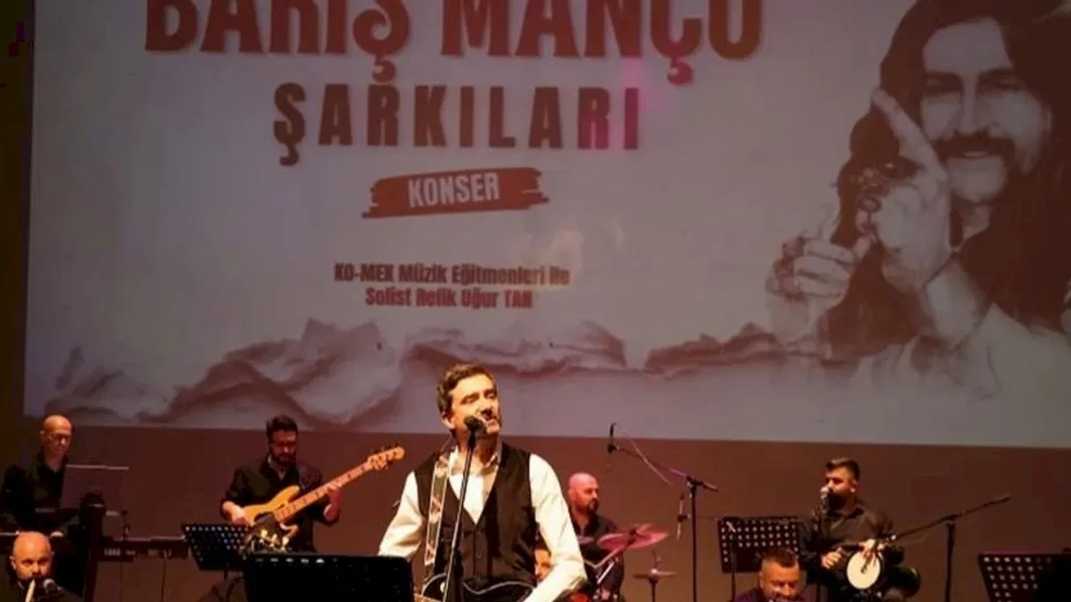 Kocaeli Gebze’de Barış Manço şarkılarıyla nostalji dolu gece