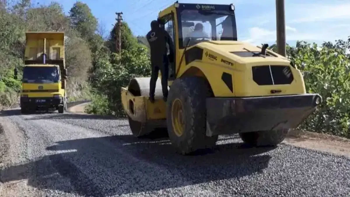 Ordu Gümüşköy’de asfalt sevinci