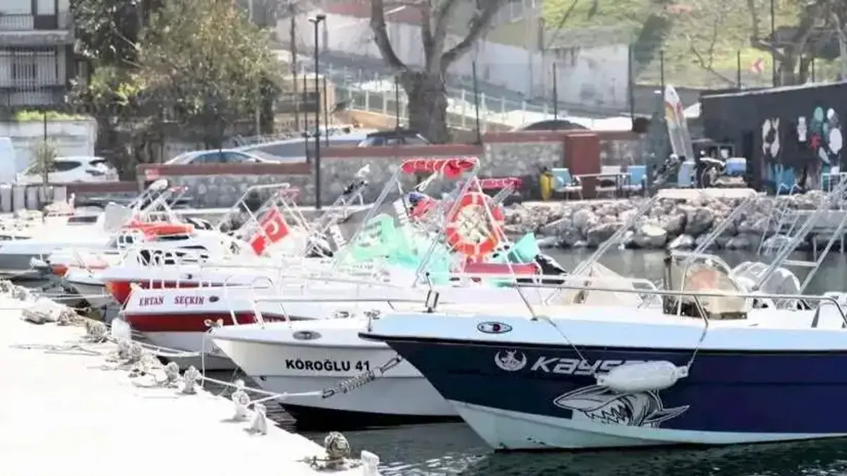 Kocaeli'de 'Kayık Çekek Yeri' Değirmendere’ye yakıştı