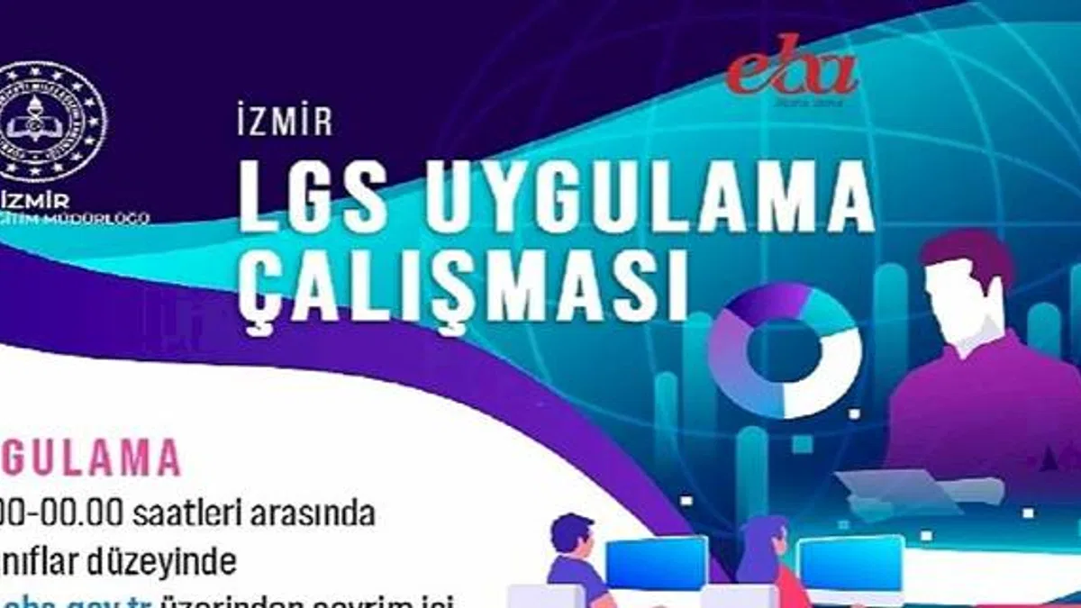İzmir İl Milli Eğitim Müdürlüğünden öğrencilere yönelik LGS ve YKS Uygulama Çalışmalarını Sürdürüyor