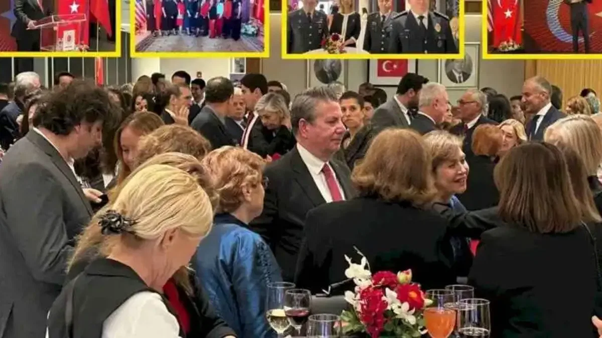 Türkevi'ndeki 29 Ekim resepsiyonuna yoğun katılım