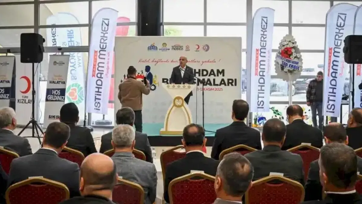 Malatya İstihdam Fuarı kapılarını açtı