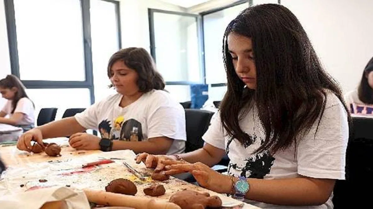 Çankaya'da çocuklar tatili verimli geçiriyor