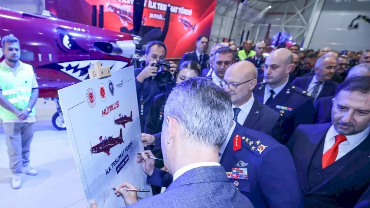 Ankara'da yeni nesil Hürkuş envantere girdi