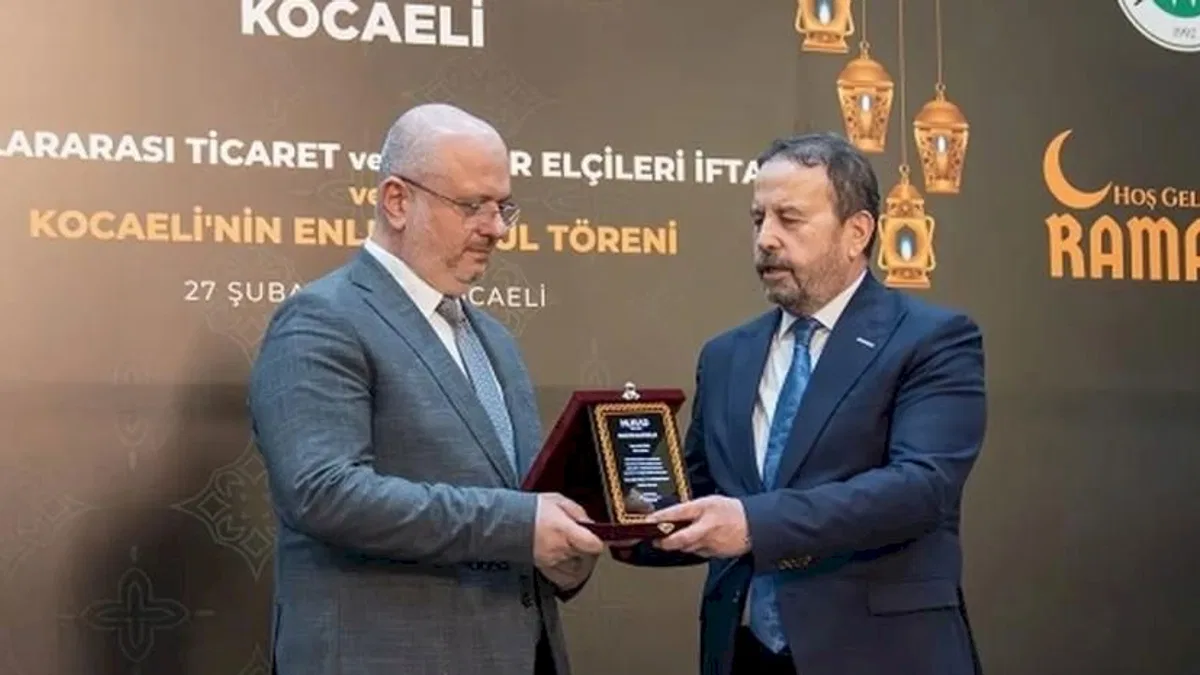MÜSİAD Kocaeli’den 'Kocaeli’nin Enleri' ödülü Ekaldes’e