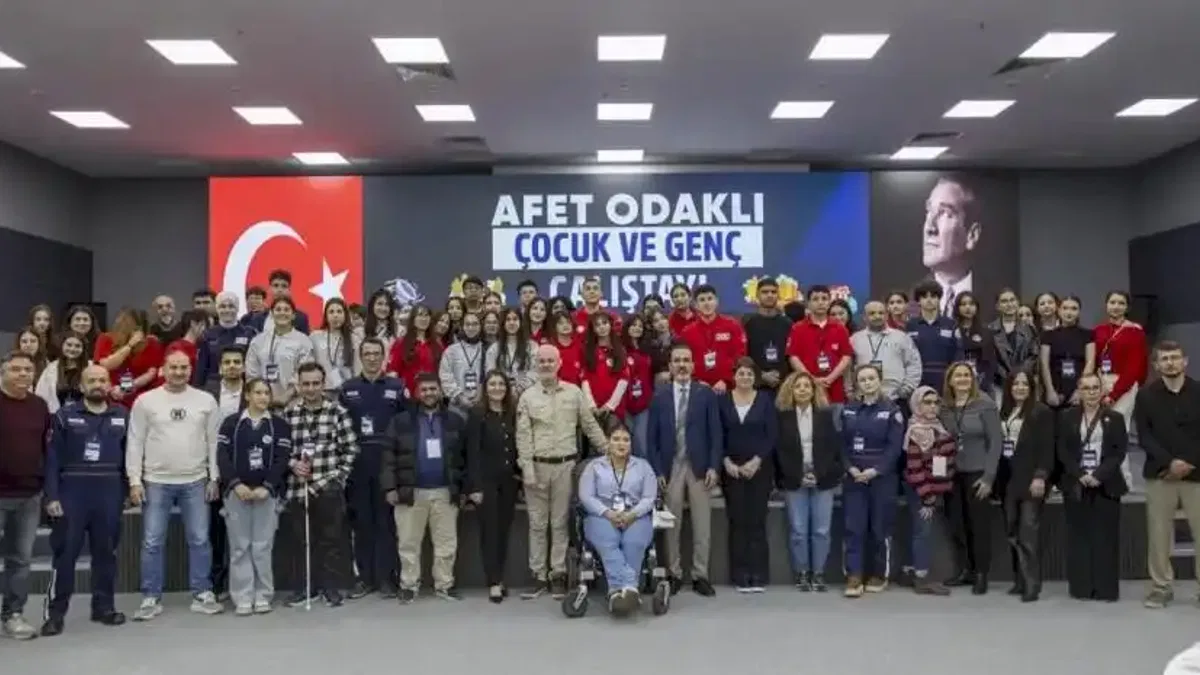 Mersin’de çocuk ve gençlerle afet bilinci çalıştayı