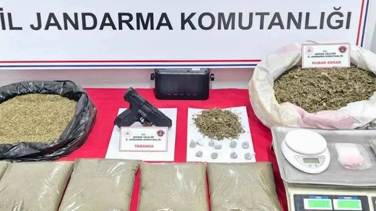 Edirne Uzunköprü’de uyuşturucu operasyonu!