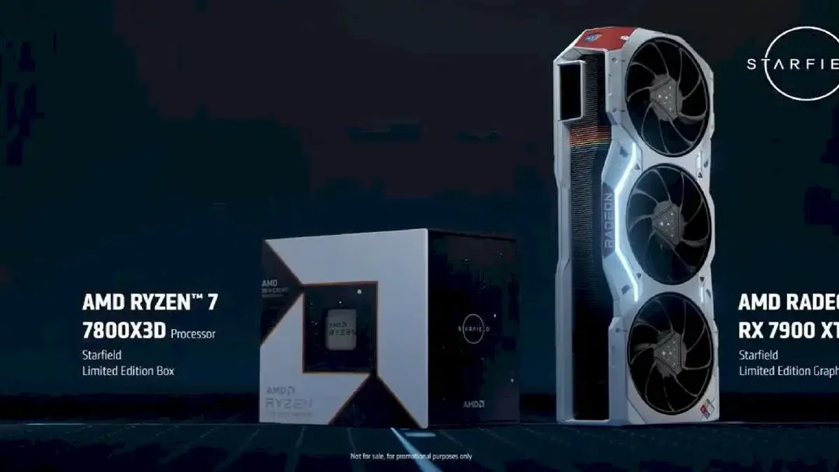AMD, Sınırlı Sayıda Üretilen Starfield Radeon Ekran Kartı ve Ryzen İşlemcisini Duyurdu
