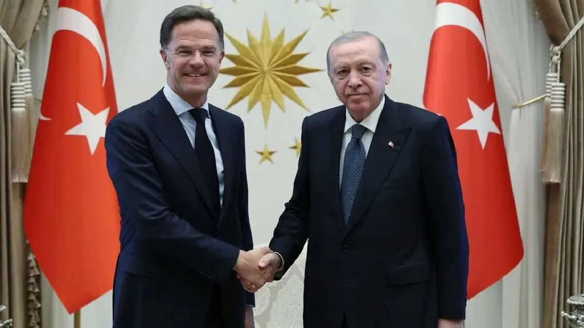 Cumhurbaşkanı Erdoğan, NATO Genel Sekreteri Rutte ile Külliye’de görüştü