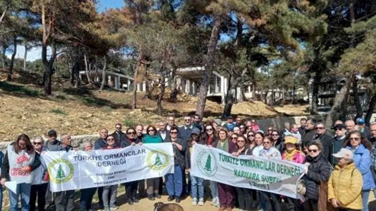 Saros Gönüllüleri'nden betonlaşma tepkisi