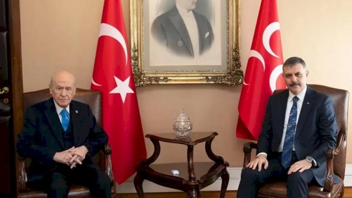 Bakan Çiftçi’den Bahçeli’ye ziyaret