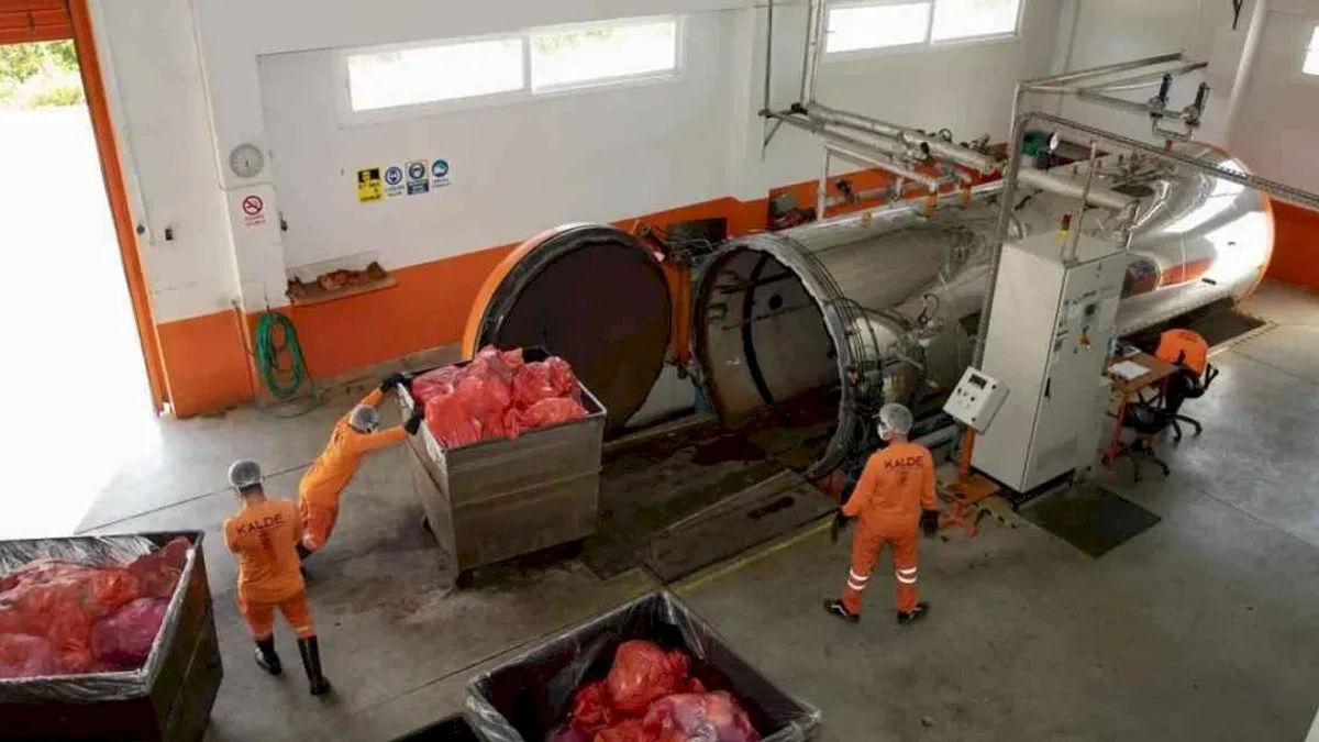 Mersin’de tıbbi atıklar güvenle bertaraf ediliyor