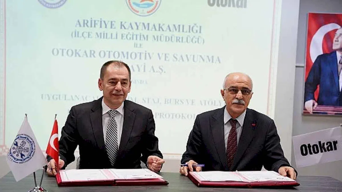 Otokar'dan Mesleki Eğitime Güçlü Destek "Otokar ile Güçlü Yarınlar" Projesi Başladı