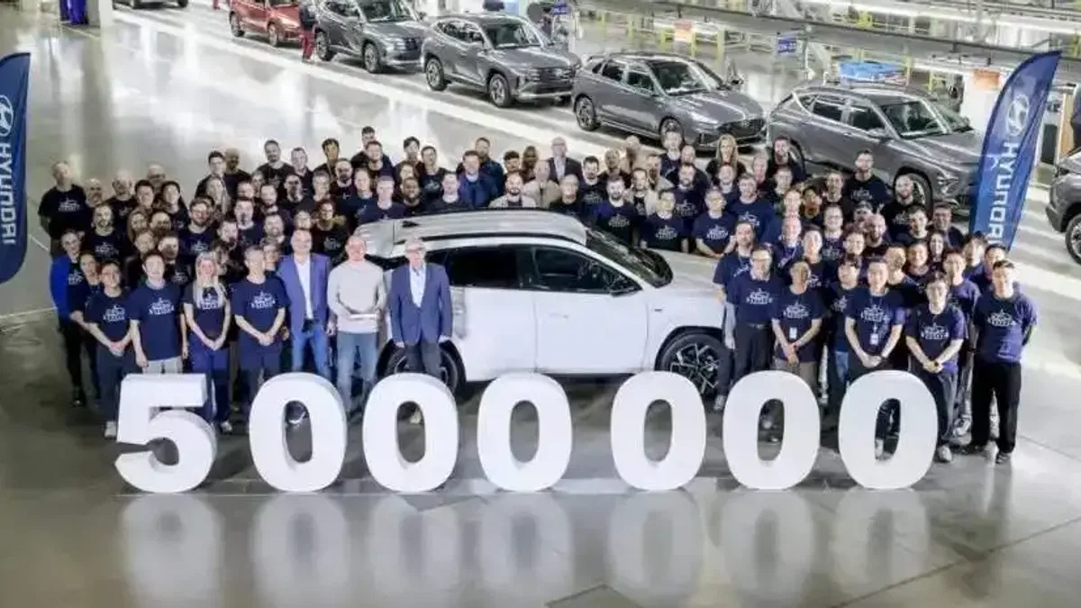 Hyundai Çek fabrikasında 5 milyonuncu aracını üretti