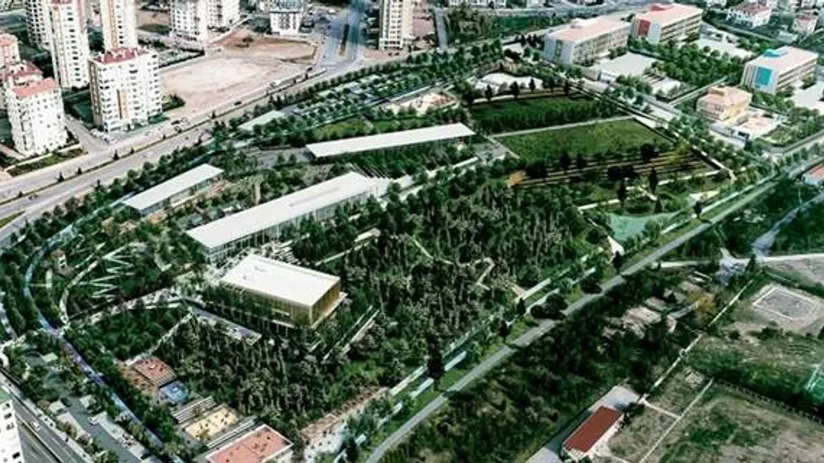 Kayseri Talas Millet Bahçesi'nde sona geliniyor