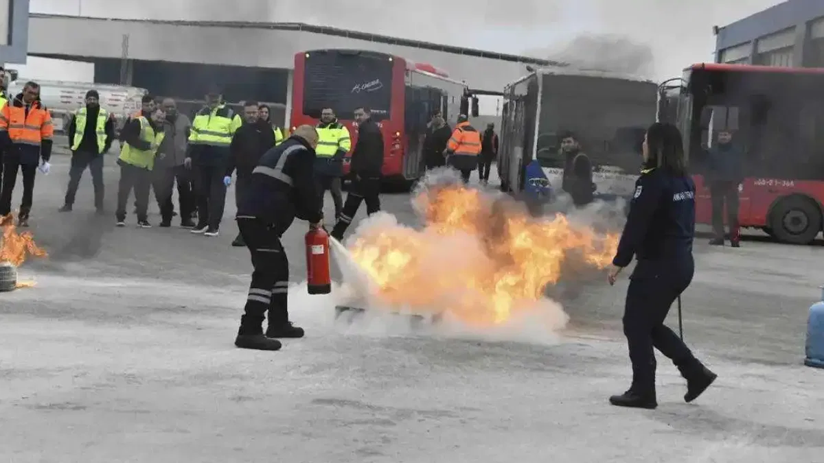 Ankara'da personele 'Acil Durum Tatbikatı'