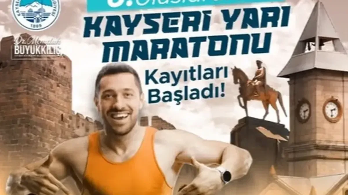 Uluslararası Kayseri Yarı Maratonu için geri sayım