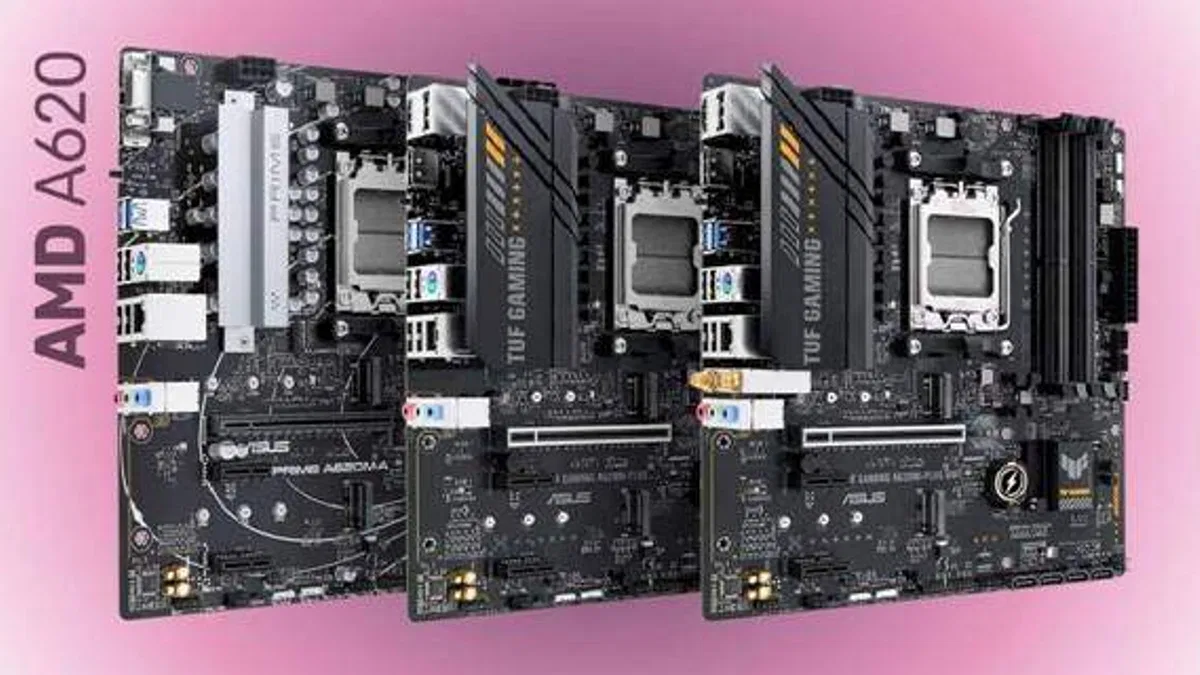 ASUS A620 Anakartlar PCIe 5.0 M.2 Desteğiyle Gelecek