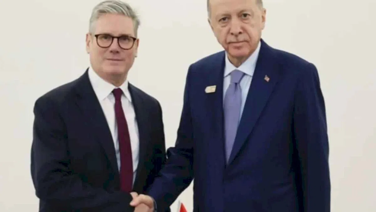 Cumhurbaşkanı Erdoğan Starmer ile görüştü