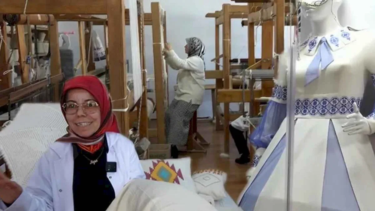 Şile Bezi HEM'in dokuma tezgahlarında hayat buluyor... 150 yıllık Şile Bezi'nin öyküsü