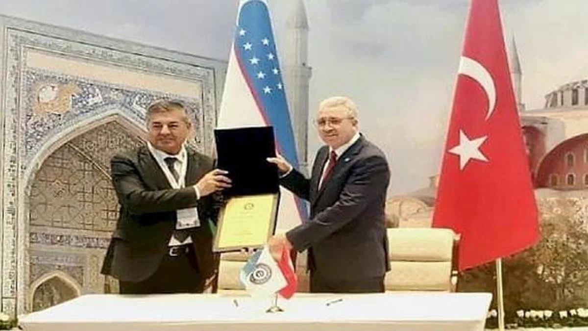 Rektör Prof. Dr. Budak Türkiye- Özbekistan Sağlık İş Forumu ve Fuarına katıldı