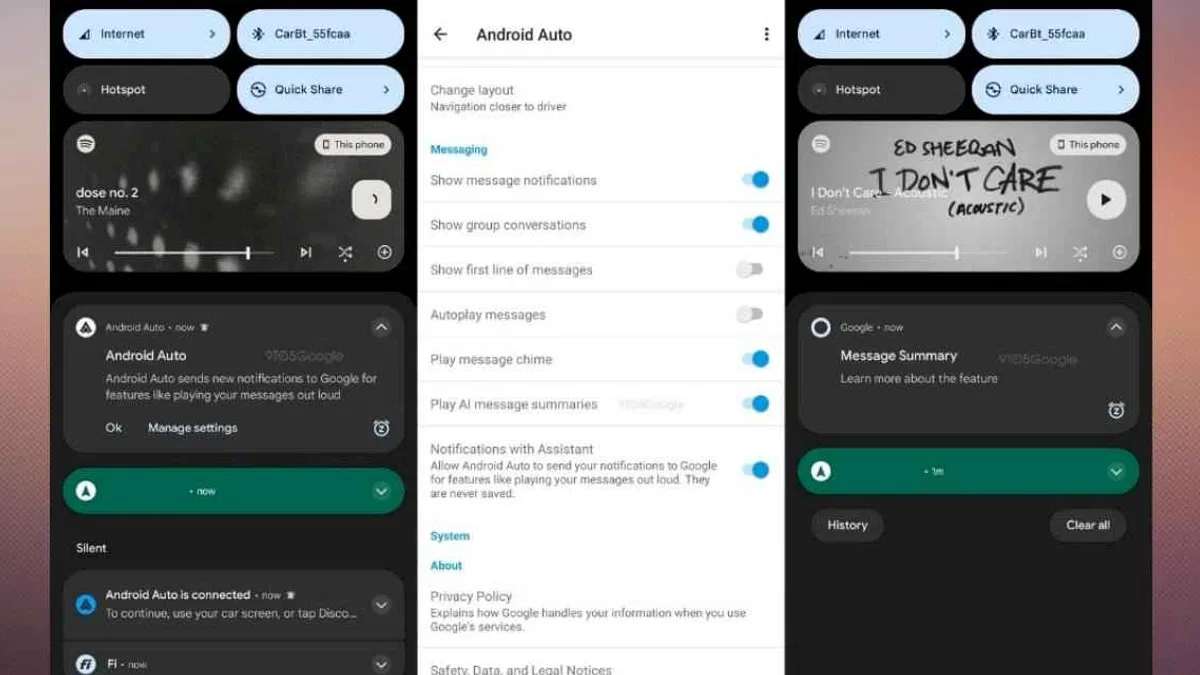 Android Auto AI Mesaj Özeti Güncellemesi Yayınlandı