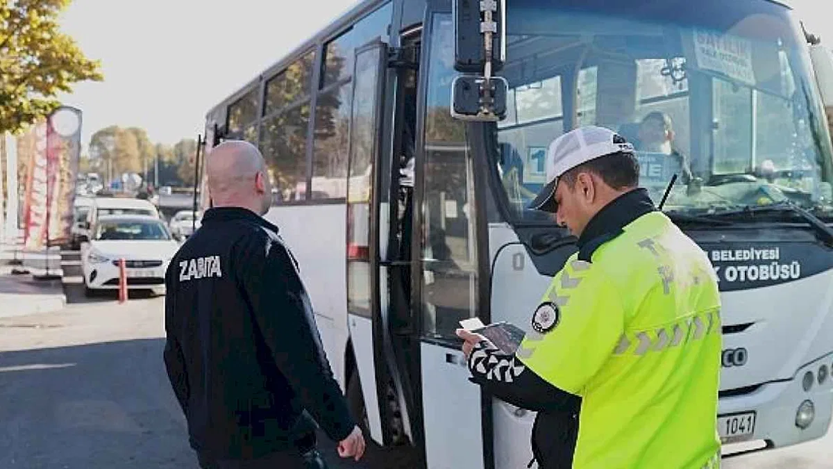 Nevşehir'de Halk Otobüsleri Denetlendi