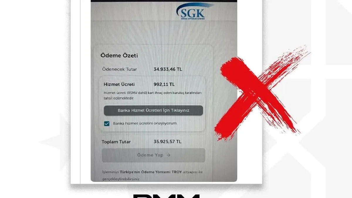 SGK ödemelerinde “banka ücreti alınıyor” iddiası asılsız!