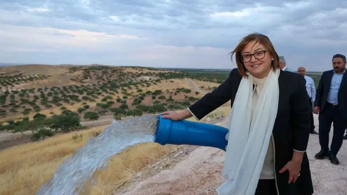Gaziantep'te 5 bin kişiye hizmet veren su yatırımına yerinde inceleme