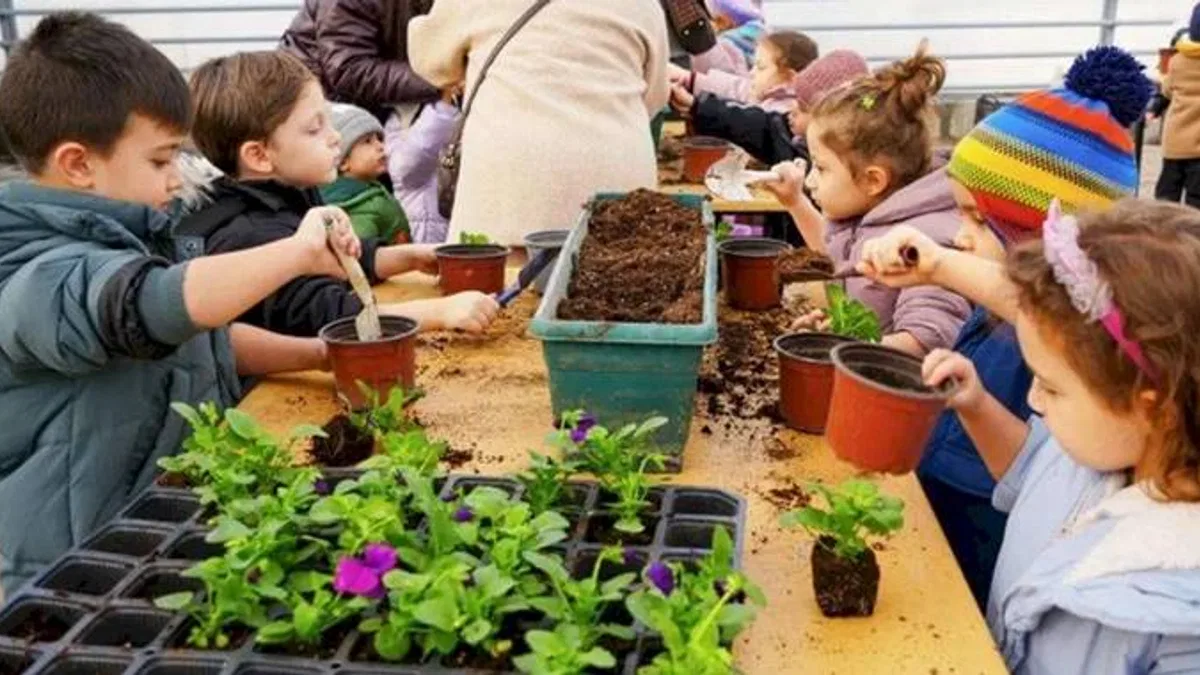 Eskişehir’de minik eller doğayla buluştu