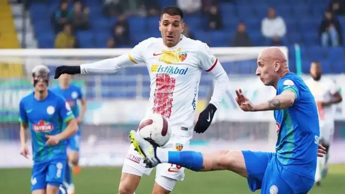 Çaykur Rizespor 3-0 Mondihome Kayserispor (Maç Sonucu) Rize'den gol şov!