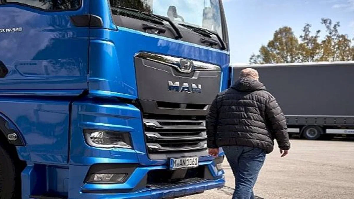 MAN kamyonları yaya ve bisikletlileri tanıyor, üstün teknolojisi ile sürücüye güvenli bir sürüş desteği sağlıyor