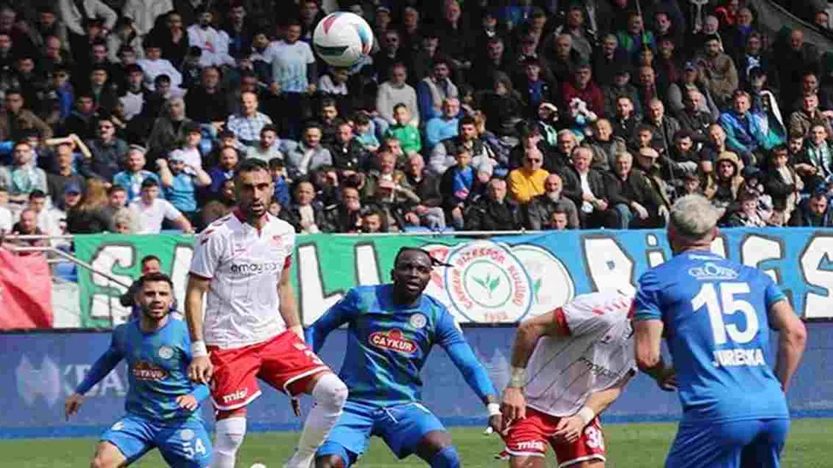 Çaykur Rizespor 1-1 Net Global Sivasspor (Maç Sonucu) Rize'de puanlar paylaşıldı!