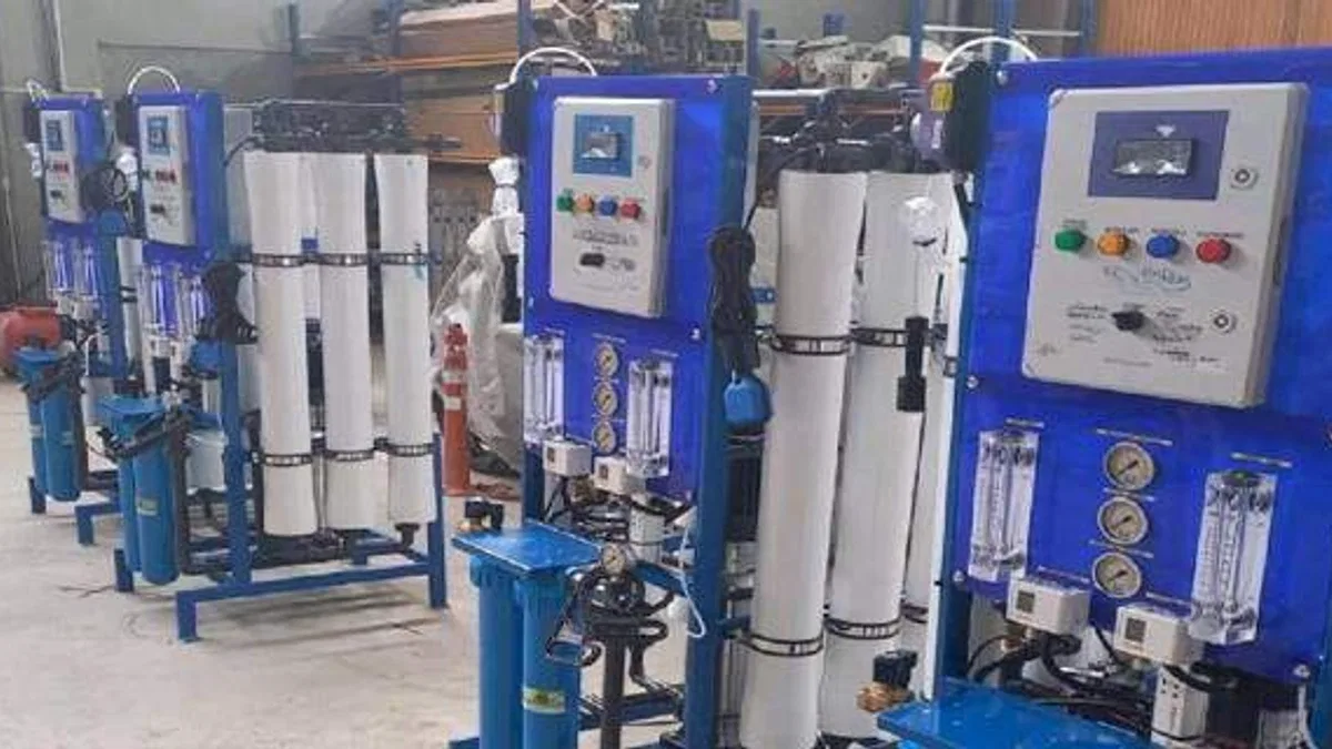 TKP Hatay için su arıtma cihazları üretti