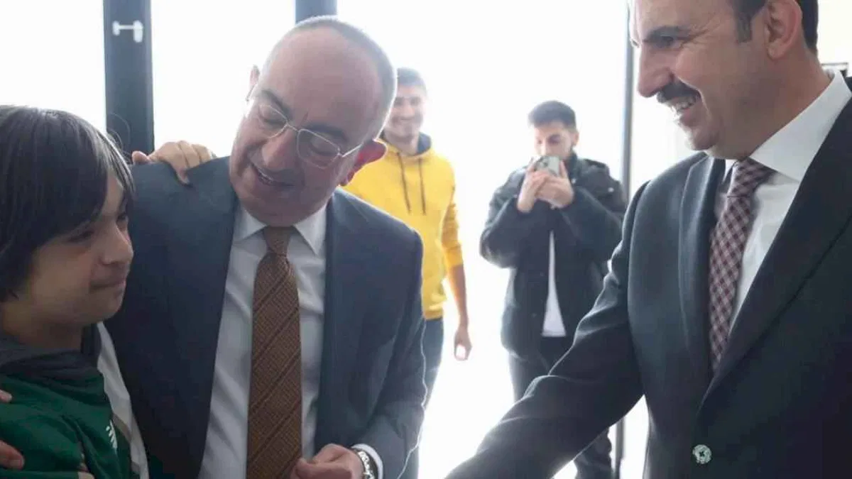 Başkanlar DOSD Meram’da Down Sendromlu çocuklarla buluştu
