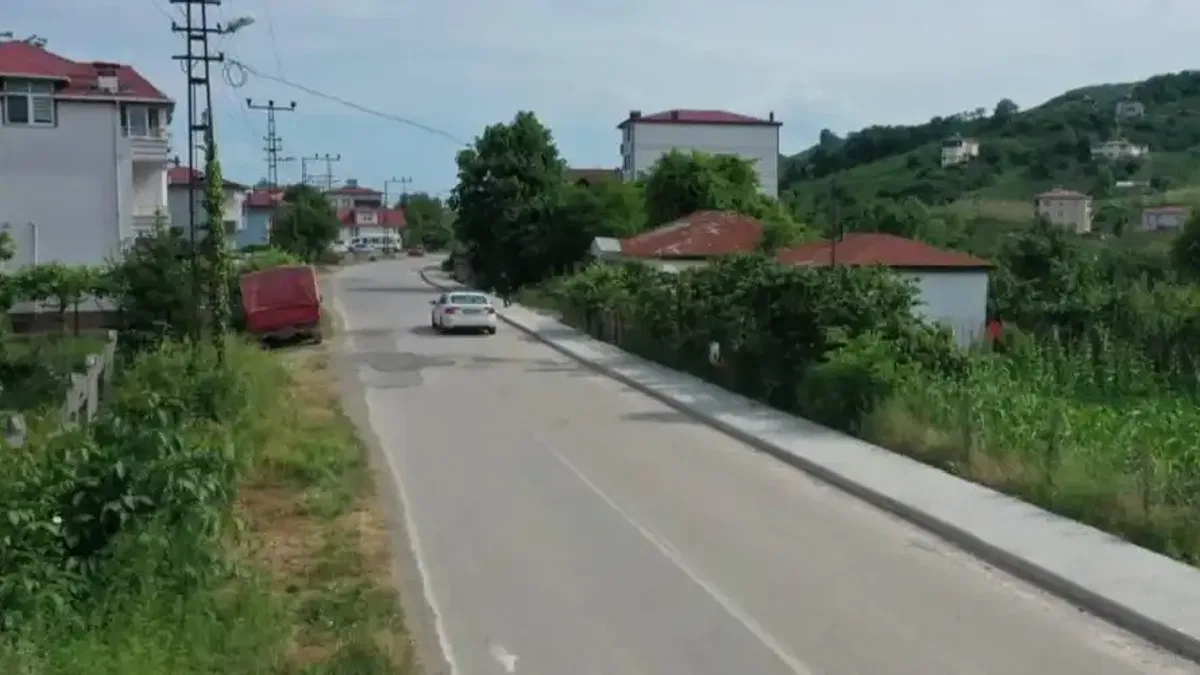 Ordu Kayabaşına modern kaldırım