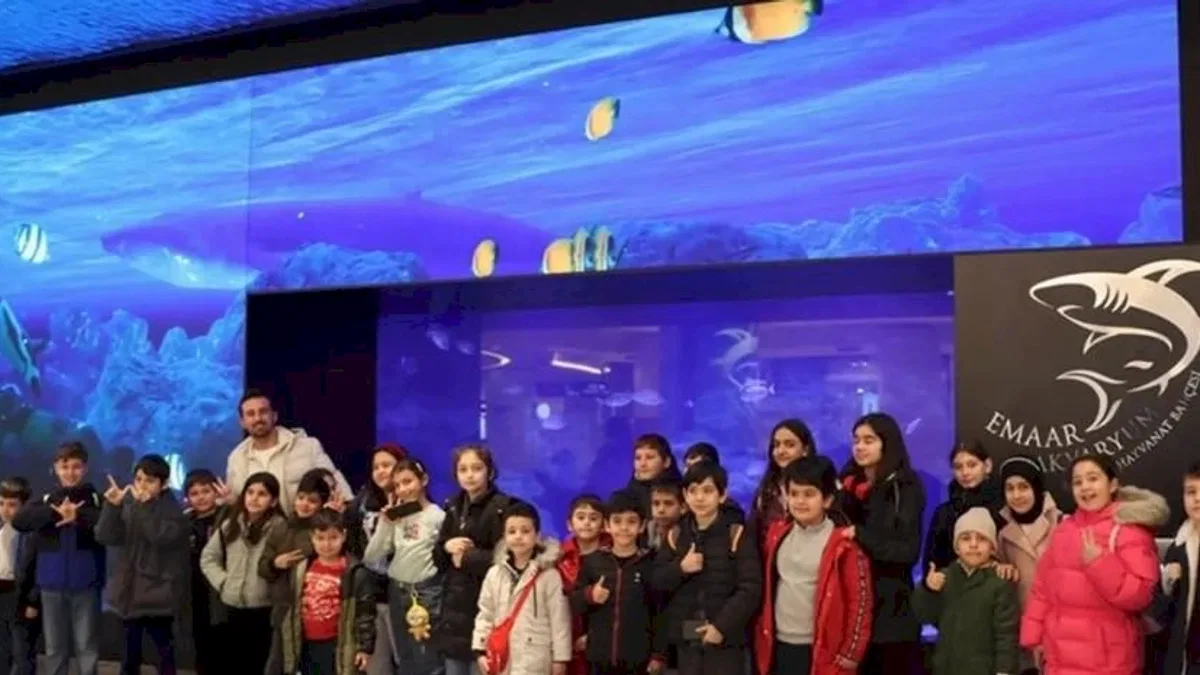 İstanbul'da Maltepeli çocuklar su altı dünyasını keşfetti