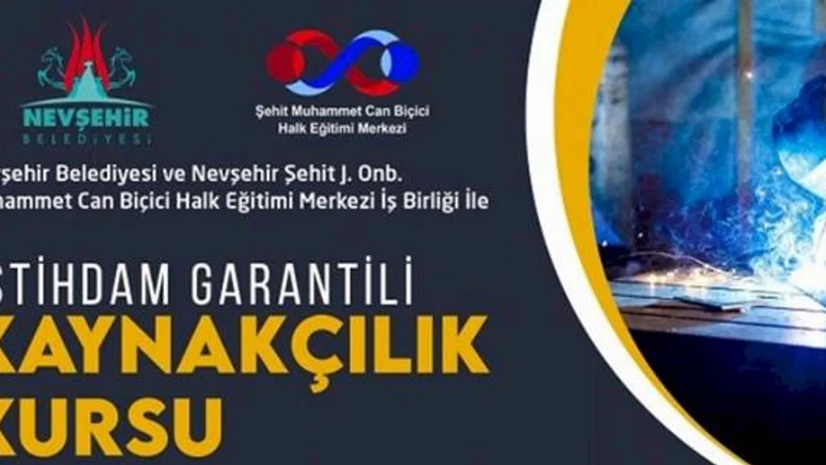 Nevşehir Belediyesi'nden istihdam garantili kurs
