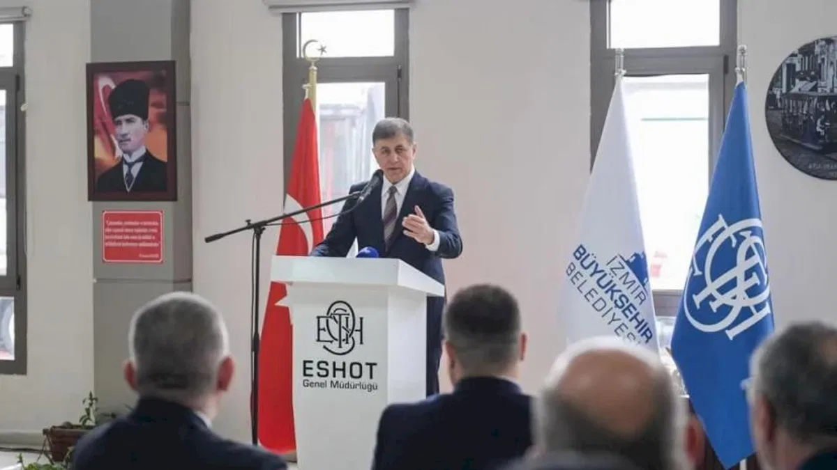 Başkan Tugay’dan ESHOT çalışanlarına moral mesajı